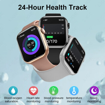 2024 Νέο GPS Smart Watch Women Ultra Series 9 NFC Smartwatch Men BT Call Waterproof Wireless Watch Charging Watch 9 For Apple