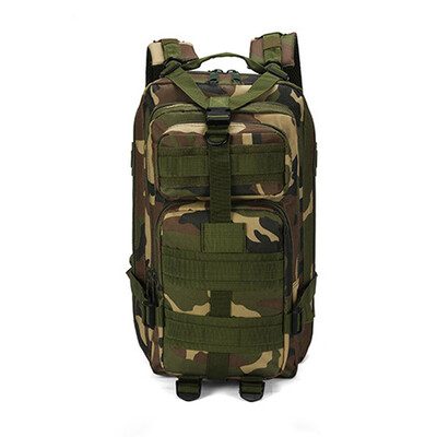 Rucsac tactic clasic Geantă de camuflaj sport de călătorie Alpinism în aer liber Rucsac de vânătoare Pescuit Drumeții Nylon Pachet 3P