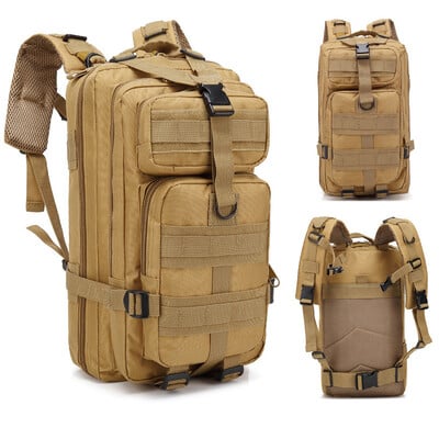 Rucsac tactic clasic Geantă de camuflaj sport de călătorie Alpinism în aer liber Rucsac de vânătoare Pescuit Drumeții Nylon Pachet 3P