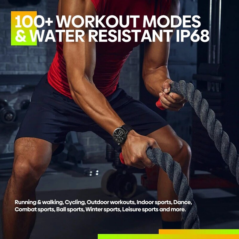 New Zeblaze Ares 3 Pro Ultra HD AMOLED Οθόνη φωνητικής κλήσης Έξυπνο ρολόι 100+ αθλητικών λειτουργιών Έξυπνο ρολόι παρακολούθησης υγείας 24 ωρών για άνδρες