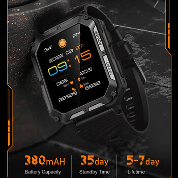 2023 Νέο C20 Pro Smart Watch Voice Assistant BT Wireless Call Business Outdoor Sports IP68 αδιάβροχο ρολόι χειρός για Android iOS