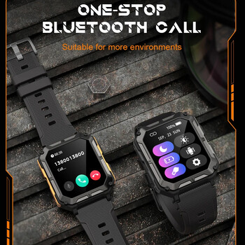 2023 Νέο C20 Pro Smart Watch Voice Assistant BT Wireless Call Business Outdoor Sports IP68 αδιάβροχο ρολόι χειρός για Android iOS