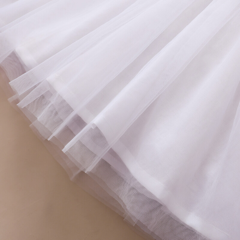 1–3-aastasele vastsündinule tüdrukule printsessi kleit Tikitud lilledega lühikeste varrukatega moodne tüllseeliku suvekleit väikelapsele