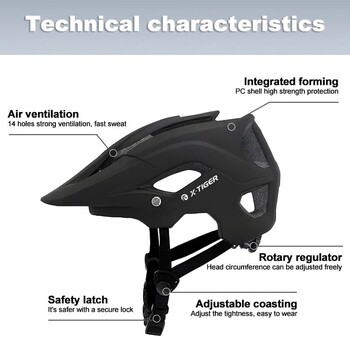 X-TIGER Велосипед Каска за планинско колоездене Еднокомпонентна каска за шосеен велосипед Tour De France Антистрес Подвижна ултра лека състезателна каска