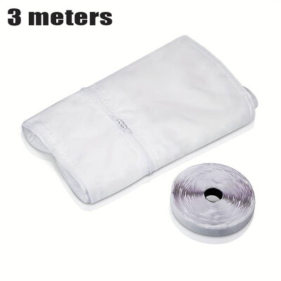 Universal Air Lock Σφραγίδα παραθύρου Υφασμάτινη πλάκα 3 4 5m Hot Airs Stop Εξόδου Κοντίσιονερ Κιτ στεγανοποίησης παραθύρου με φερμουάρ και κόλλα γρήγορα