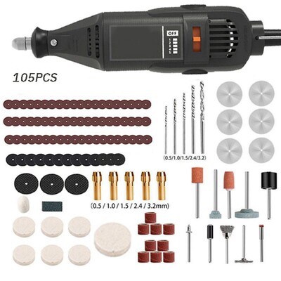 5 greičių reguliuojamas elektrinis gręžtuvas Daugiafunkcis didelio tikslumo šlifavimo gręžimo poliravimo graviravimo elektrinis šlifavimo rinkinys