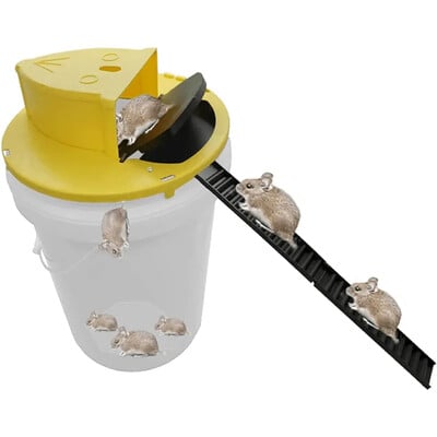 Intelligent Pitfall Mouse Catcher Trap Bucket Αυτόματη επαναφορά Πτυσσόμενο συρόμενο καπάκι κάδου Αυτόματη επαναφορά μετά το πιάσιμο ποντικών