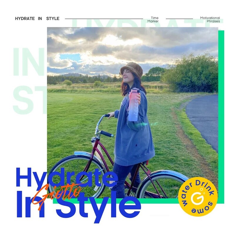 Sticle de apă rezistente la scurgeri de 32 oz cu timp de băut și paie Sticla de apă pentru sport motivațional pentru băutură pentru fitness în aer liber