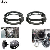 Inel rotund de montare pentru faruri LED de 7 inchi pentru mașină Jeep Wrangler JK Suzuki Samurai pentru motocicleta Harley Suport de 7 inchi