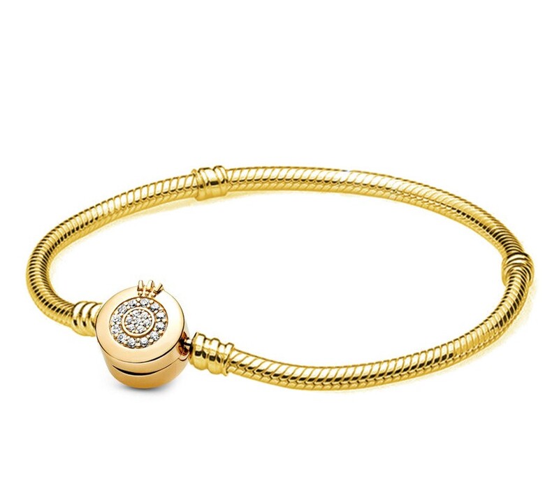 Brățară metalică cu tigaie argintie Accesorii pentru brățară cu margele Bază drăguță cu bufniță cu diamante