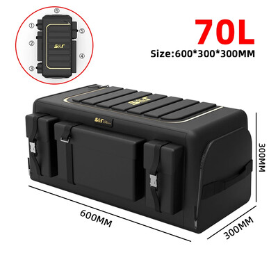 70-liitrine auto pagasiruumi hoidiku hoiukast Oxfordi riidest autoorganisaatorite kott Kokkupandavad pagasiruumi hoiutaskud sõiduki sedaani jaoks