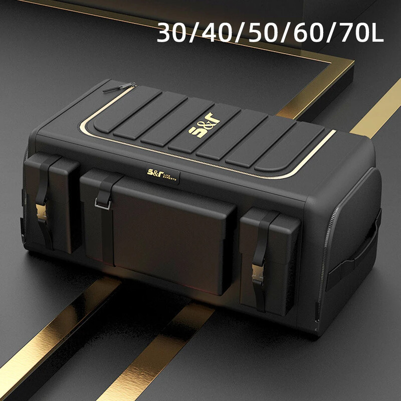 70-liitrine auto pagasiruumi hoidiku hoiukast Oxfordi riidest autoorganisaatorite kott Kokkupandavad pagasiruumi hoiutaskud sõiduki sedaani jaoks