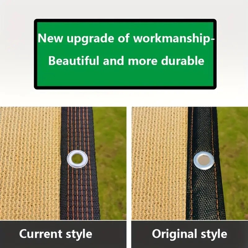 1 tk krüpteeritud päikesevari võrk päikesevari purjevarjutus välitingimustes tegevusteks tagahoovis varikatused telkimistelgid päikesevarjuriie