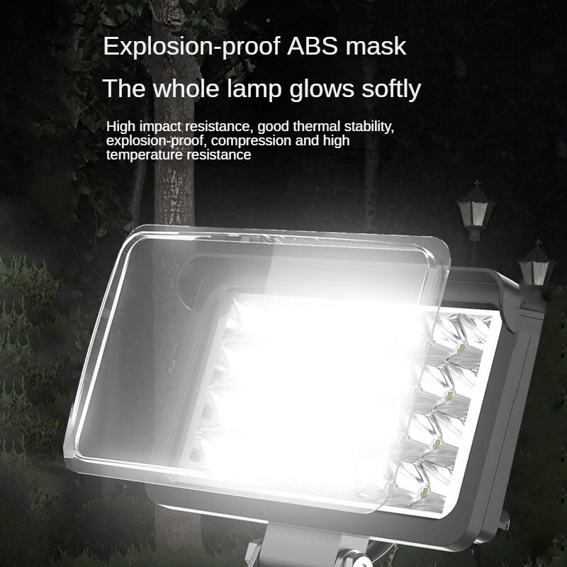 Nešiojami darbo žibintai 4x4 belaidiai lauko LED darbo žvejybos rankiniai avariniai įrankio žibintai, suderinami su Makita baterija