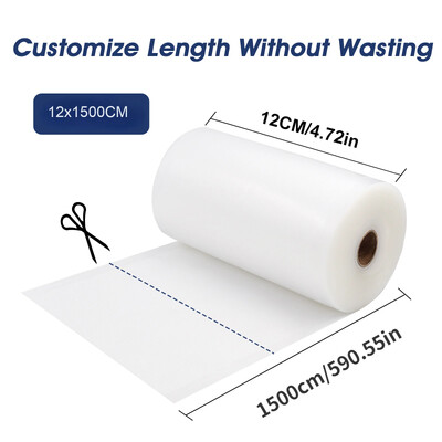 Κουζίνα Food Vacuum Sealer Bag Bag Sous Vide Storage Bags for Vacuum Packaging 12/15/20/25/28cm*1500cm/Rolls