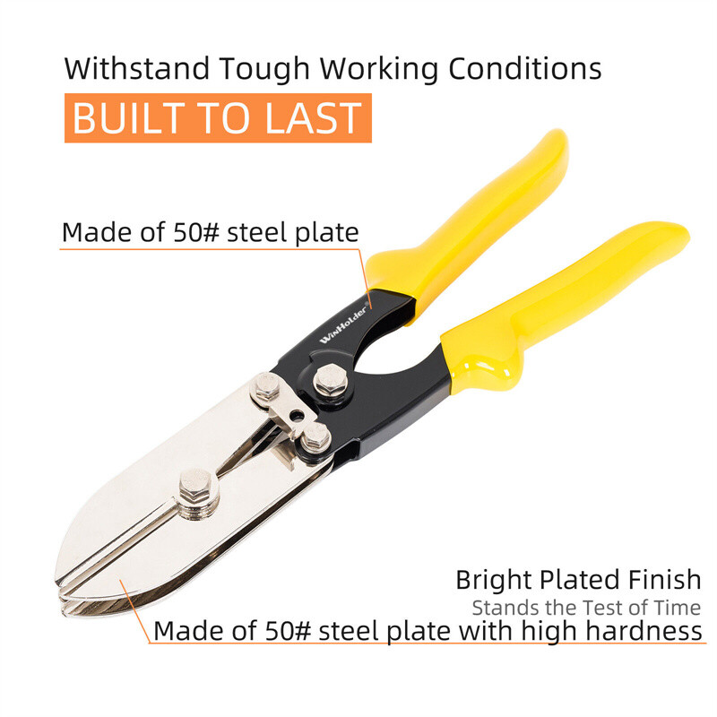 Tugeva töövõimega 5 teraga käsitsi kaabli krimpsu lehtmetallist kõva roostevabast terasest tööriistad 24-28 mõõtekanalite tööks Ahi torude pressimine HVAC