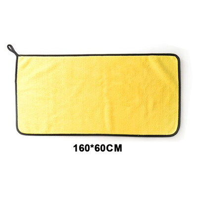 SEAMETAL 160x60cm automobilių plovimo rankšluostis 400GSM mikropluošto, didelio vandens sugeriamumo valymo rankšluosčiai Sutirštintas minkštas automobilių plovimo džiovinimo audinys