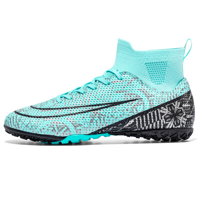 Vyriški futbolo bateliai Minkšti TF/FG futbolo batai, kvėpuojantys, neslystantys žolės treniruočių sportbačiai, apkabos, lauko sportinė avalynė