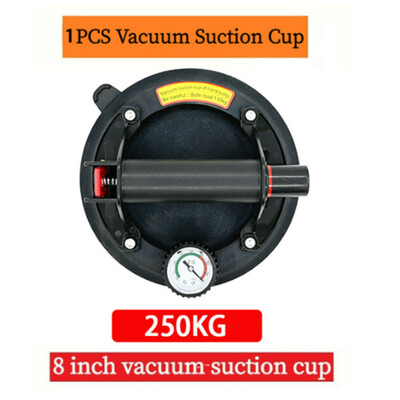 UUS vaakum-iminapp 8 tolli 250 kg rõhumõõturiga plastikust käepidemega raskeveokite tõstuk graniitplaatide klaasi käsitsi tõstmiseks