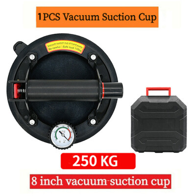 UUS vaakum-iminapp 8 tolli 250 kg rõhumõõturiga plastikust käepidemega raskeveokite tõstuk graniitplaatide klaasi käsitsi tõstmiseks