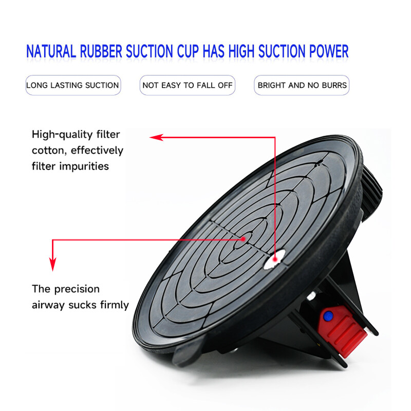 UUS vaakum-iminapp 8 tolli 250 kg rõhumõõturiga plastikust käepidemega raskeveokite tõstuk graniitplaatide klaasi käsitsi tõstmiseks