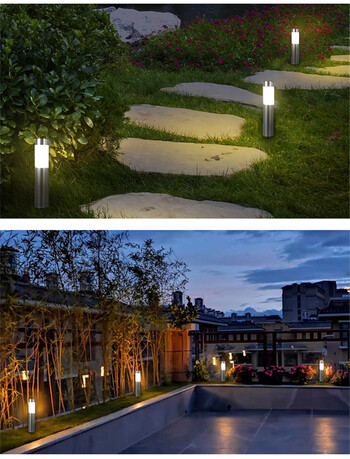 1/2/4 Pack Solar Garden Pathway Lights Υπαίθριος φωτισμός LED Φωτισμός γείωσης για αίθριο, κήπους, μονοπάτια, γρασίδι, αυλή