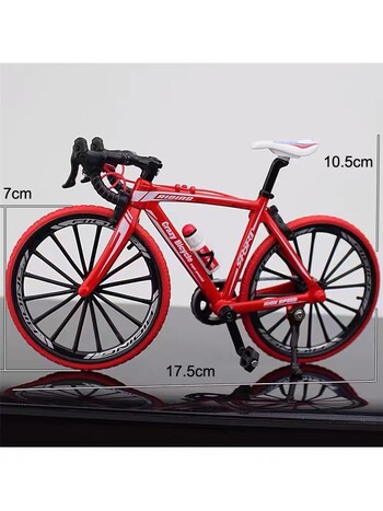 1:10 Mini Finger Mountain Alloy Bicycle Diecast Μοντέλο Metal Bike Racing Toy Bend Road Simulation Collection Παιχνίδια για παιδιά