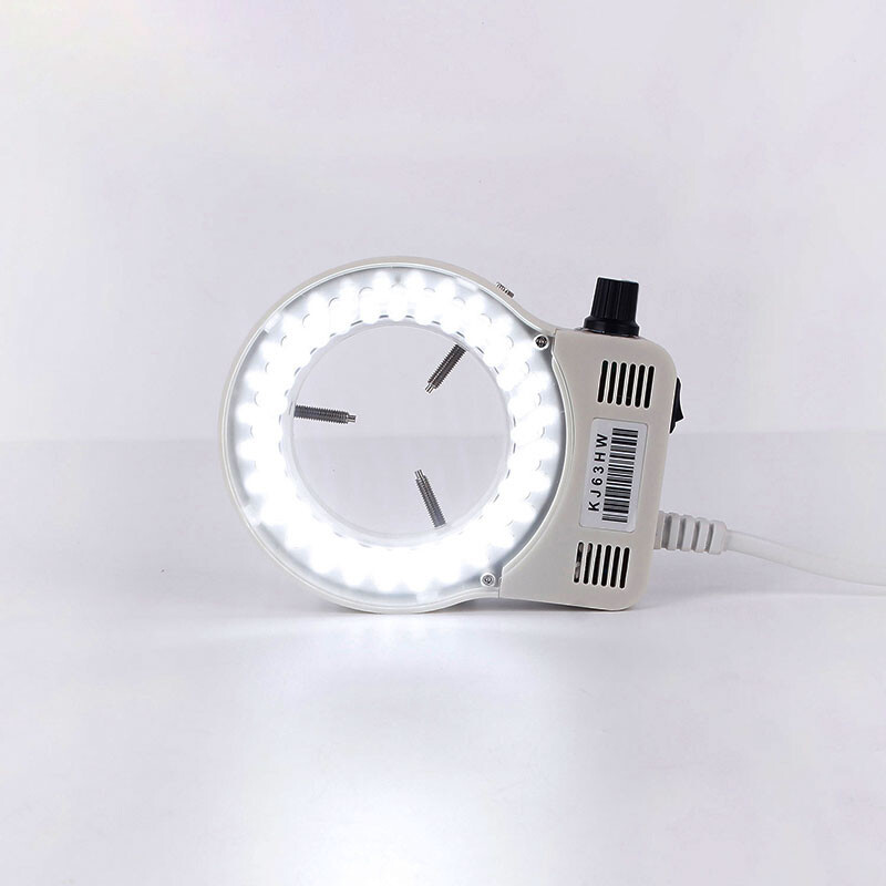 LED žiedinė lemputė 1–100 % reguliuojamo ryškumo užpildymo lemputė, skirta trinokuliniam stereomikroskopui didintuvui telefono litavimo taisymo įrankiams