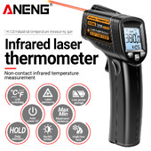 ANENG TH103 Clasa II Termometru cu infraroșu cu laser Tester pentru senzori de temperatură Pistol -20°C~380℃ Instrument de testare a tuburilor termice industriale