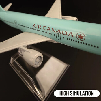 Κλίμακα 1:400 Metal Aircraft Replica Air Canada Boeing Model Diecast Aviation Συλλεκτικό αεροπλάνο Μινιατούρα Αναμνηστικό Στολίδι