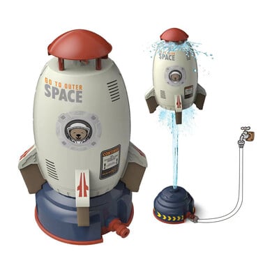 Jucării pentru lansare de rachete Rachetă în aer liber Jucărie de stropire cu ridicare a presiunii de apă Interacțiune distractivă în grădină Jucării cu pulverizare de apă pentru gazon pentru copii