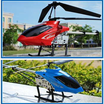 Rc Helicopter With Remote Control Extra Durable Big Plane Toy For Kids Drone Model Outdoor 3,5CH 80cm Aircraft Large Helicoptero