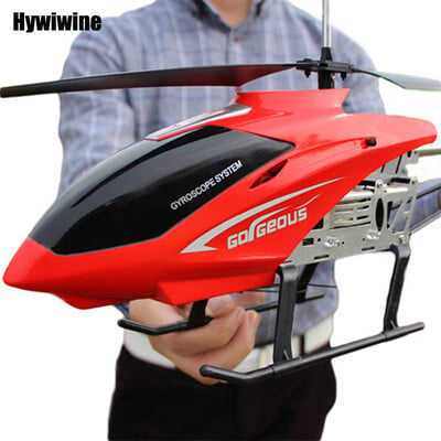Elicopter Rc cu telecomandă Jucărie de avion mare extra durabil pentru copii Model de dronă în aer liber 3.5CH 80cm Avion Elicopter mare