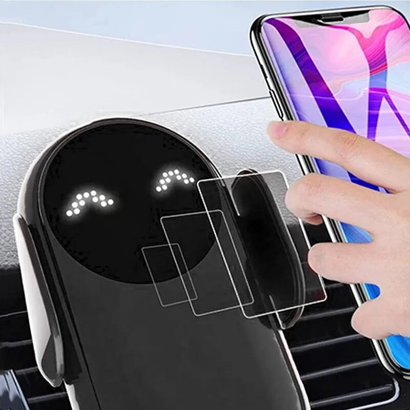 30 W auto juhtmeta laadija automaatne klambriga infrapuna induktsioonalus iPhone 11 12 13 14 15 Pro Max jaoks Samsung Galaxy S20 Plus