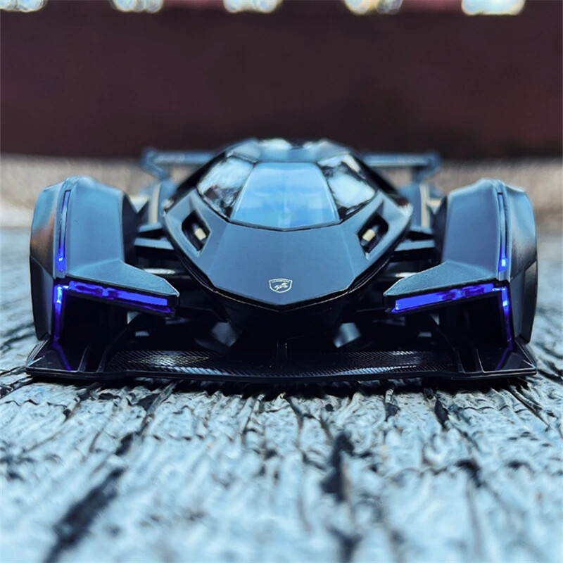 1:24 V12 Vision GT Gran Turismo sulami kontseptsiooni sportautomudel, metallist mänguasja võidusõiduauto mudeli heli ja kerge laste mänguasja kingitus