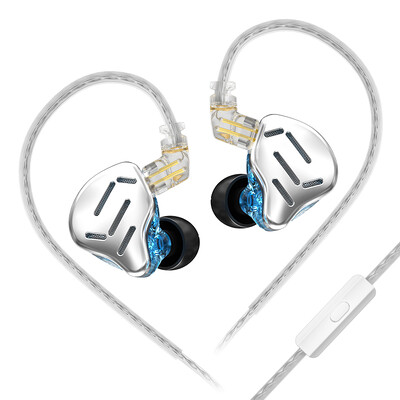 KZ ZAX 7BA+1DD Ακουστικά Υβριδικής τεχνολογίας 16 μονάδων HiFi In Ear Monitor Ακουστικά Ακουστικά Ακουστικά Ακύρωση θορύβου Ακουστικά μουσικής