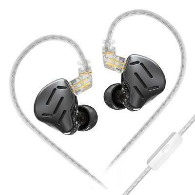KZ ZAX 7BA+1DD Ακουστικά Υβριδικής τεχνολογίας 16 μονάδων HiFi In Ear Monitor Ακουστικά Ακουστικά Ακουστικά Ακύρωση θορύβου Ακουστικά μουσικής