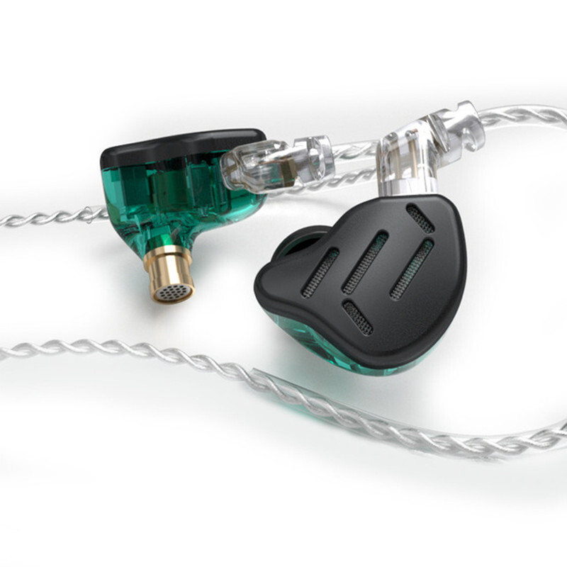 KZ ZAX 7BA+1DD Ausinės Hibridinė Technologija 16 Vienetų HiFi In Ear Monitorius Ausų kištukai Ausinės Triukšmą slopinančios muzikos ausinės