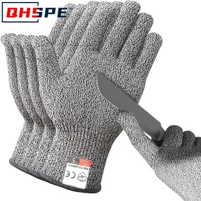 Kuhinjske rukavice otporne na rezove razreda 5 HPPE Sigurnosna zaštita od rezanja stakla otporna na ogrebotine za vrtlare