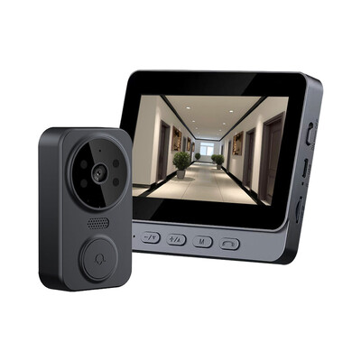 4.3`` IPS zaslon 2.4G bežični vizualni interkom zvono sa zaslonom Smart video nadzor visoke razlučivosti Dvosmjerni interkom