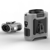 10000 mAh kaasaskantav õues töötav ventilaator kaelarippuv ventilaator Tugev tuul Power Banki LED-valgustusega spordikulleriga välitingimustes töötamiseks