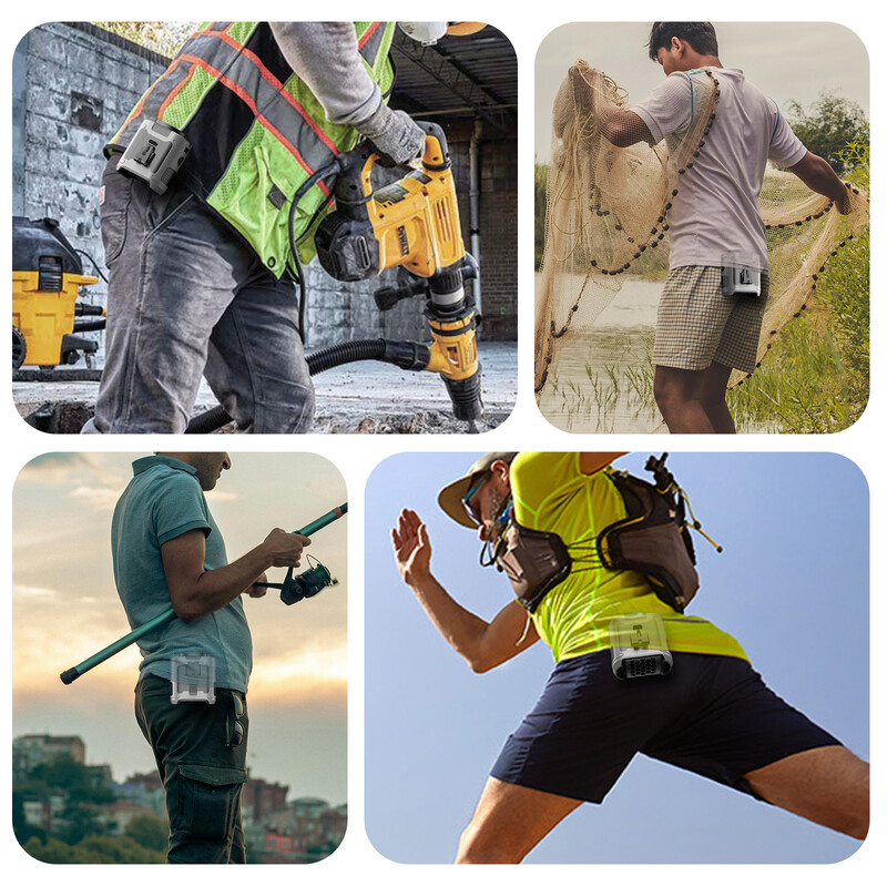 10000 mAh kaasaskantav õues töötav ventilaator kaelarippuv ventilaator Tugev tuul Power Banki LED-valgustusega spordikulleriga välitingimustes töötamiseks