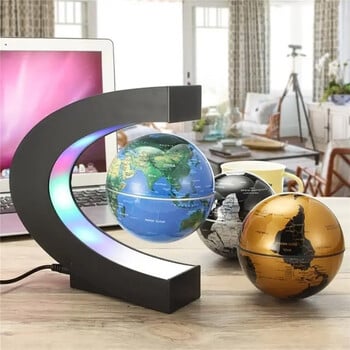 Magnetic Floating Levitation Globe LED Παγκόσμιος Χάρτης Ηλεκτρονική λάμπα αντιβαρύτητας Φωτιστικό μπάλας καινοτομία Διακοσμητικά φωτιστικά σπιτιού Δώρα γενεθλίων