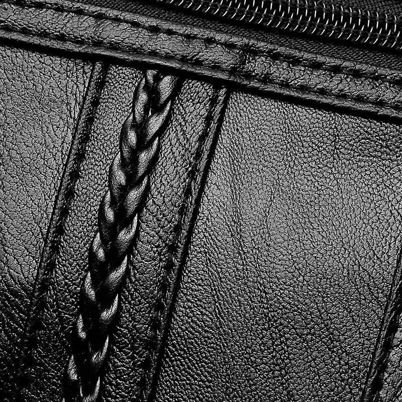 Naiste kott PU mitmekihiline pehmest nahast naiste mood Lihtsad õlakotid emakotid Crossbody kott