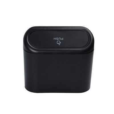 Kaasaskantav auto prügikast rippuv minisõiduki prügikast kaanega Multifunktsionaalne kokkupandav auto prügikast