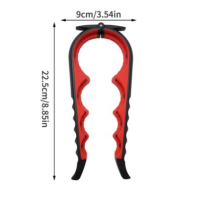 Ανοιχτήρι πολλαπλών λειτουργιών τεσσάρων σε ένα μπουκαλιών αναψυκτικών Ανοιχτήρι καπάκι τεσσάρων θέσεων Ανοιχτήρι αντιολισθητικό καπάκι