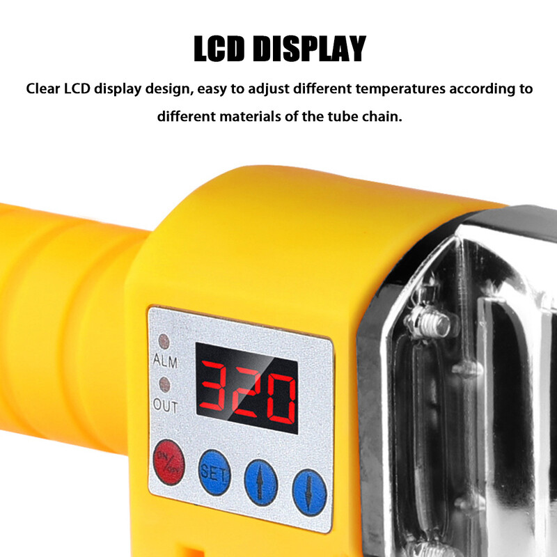 1400W/1000W/800W torukeevitusmasin Torude jootekolb plastist keevitamine PP/PPR/PB/PE toru soojendus kuumsulatustööriist 63/23 tüübid