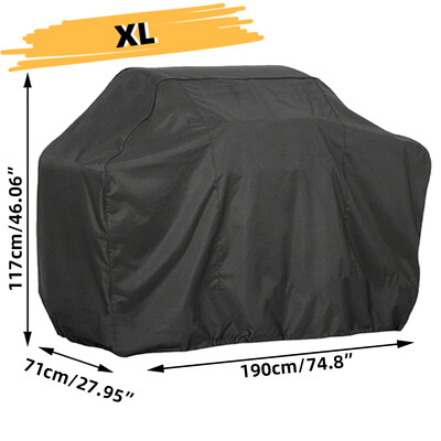 BBQ pārsegs āra putekļu ūdensnecaurlaidīgs Weber lieljaudas grila pārsegs Lietus aizsargājošs āra grila pārsegs kokogļu grila vāks