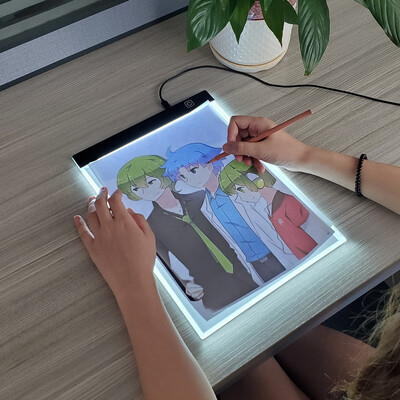 Razina A4 Dimmable Led Podloga za crtanje Ploča za kopiranje Dječja igračka Slikanje Obrazovni Kids Grow Playmates Kreativni darovi za djecu