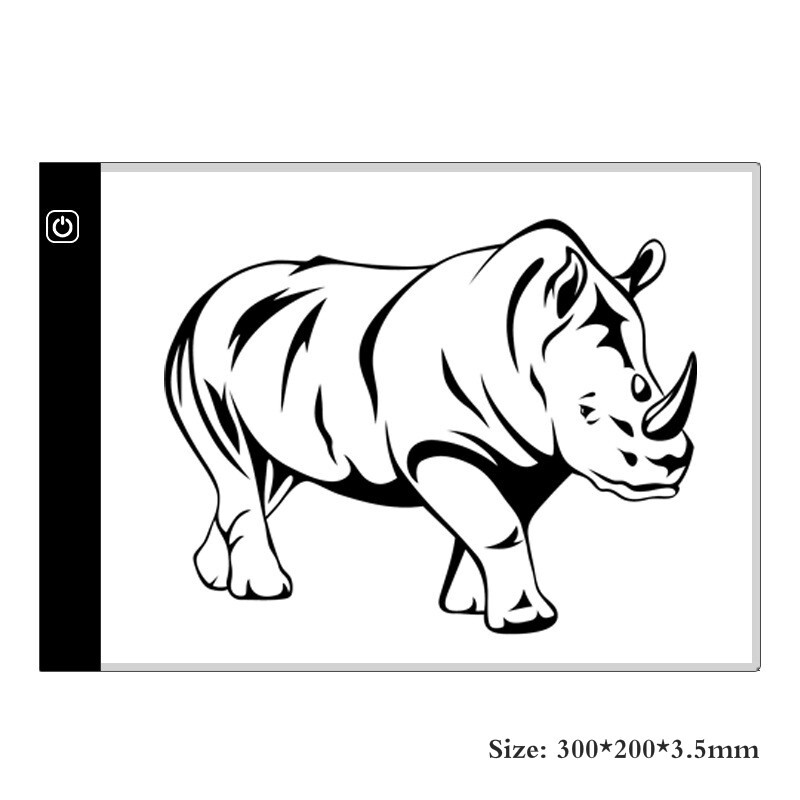 A4-tasemel hämardatav LED-joonistus, paljundusplaat, laste mänguasjade maalimine, õpetlik lastele mängukaaslane Loomingulised kingitused lastele